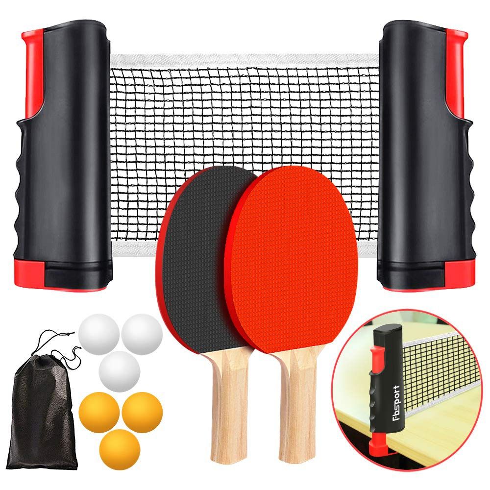 Table Tennis Barrier - 折りたたみ式ネット ピンポンネットフレームセット キャリーバッグ付属 完全なアクセサリー テーブルテニスセット 簡単なセットアップデザイン