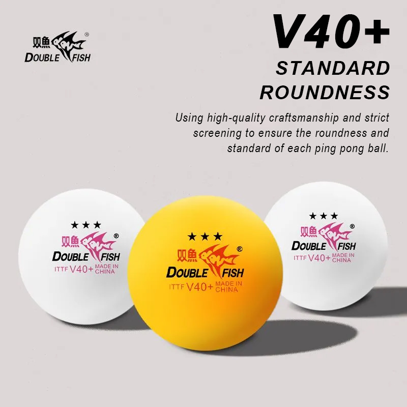 Table Tennis Video Game - DOUBLE FISH 3 スター V40+ 30/50/100