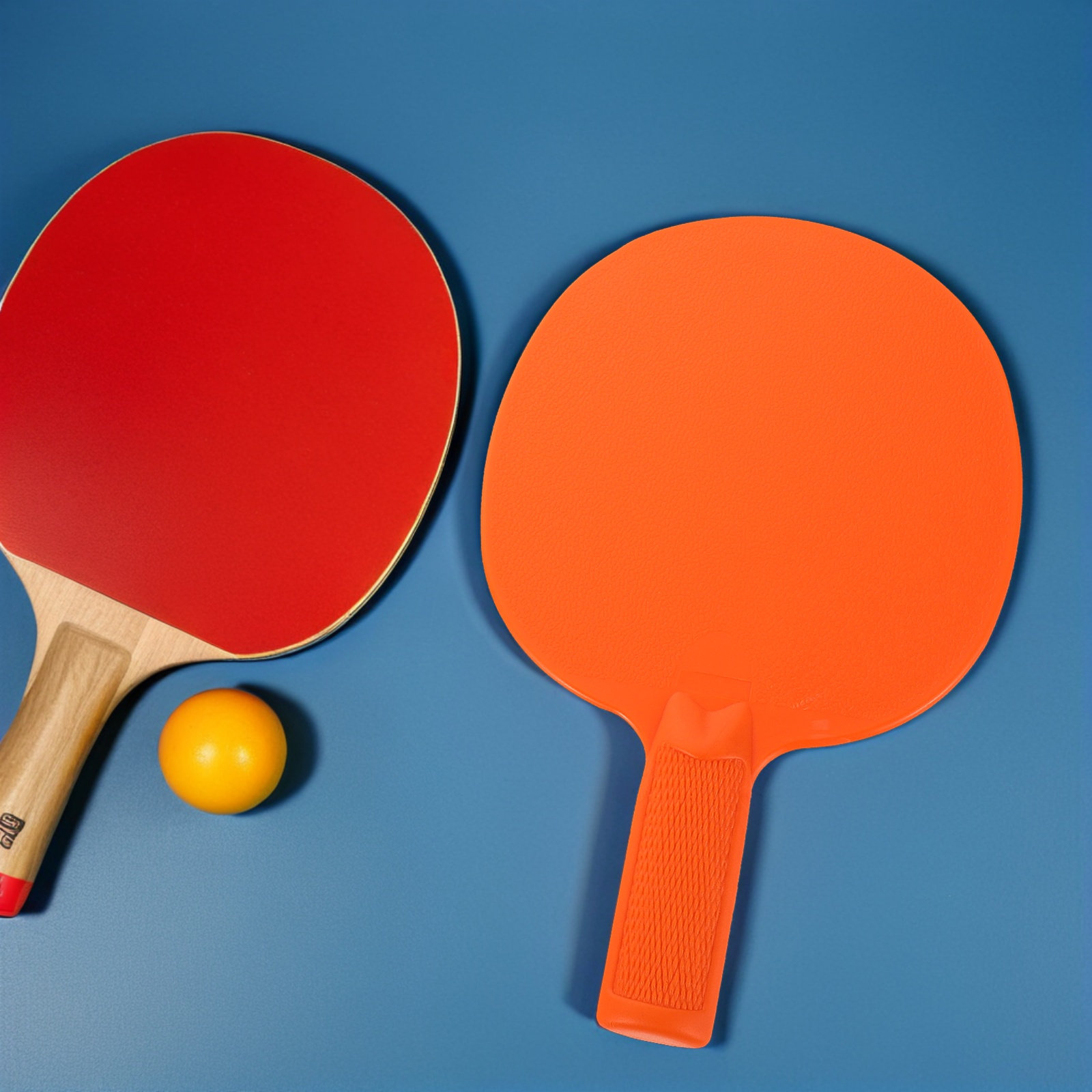 Table Tennis For Kids - 子供用卓球ラケット2個セット 軽量プラスチックラケット 初心者向けトレーニング 手と目の協調性を養う 家族で楽しめる