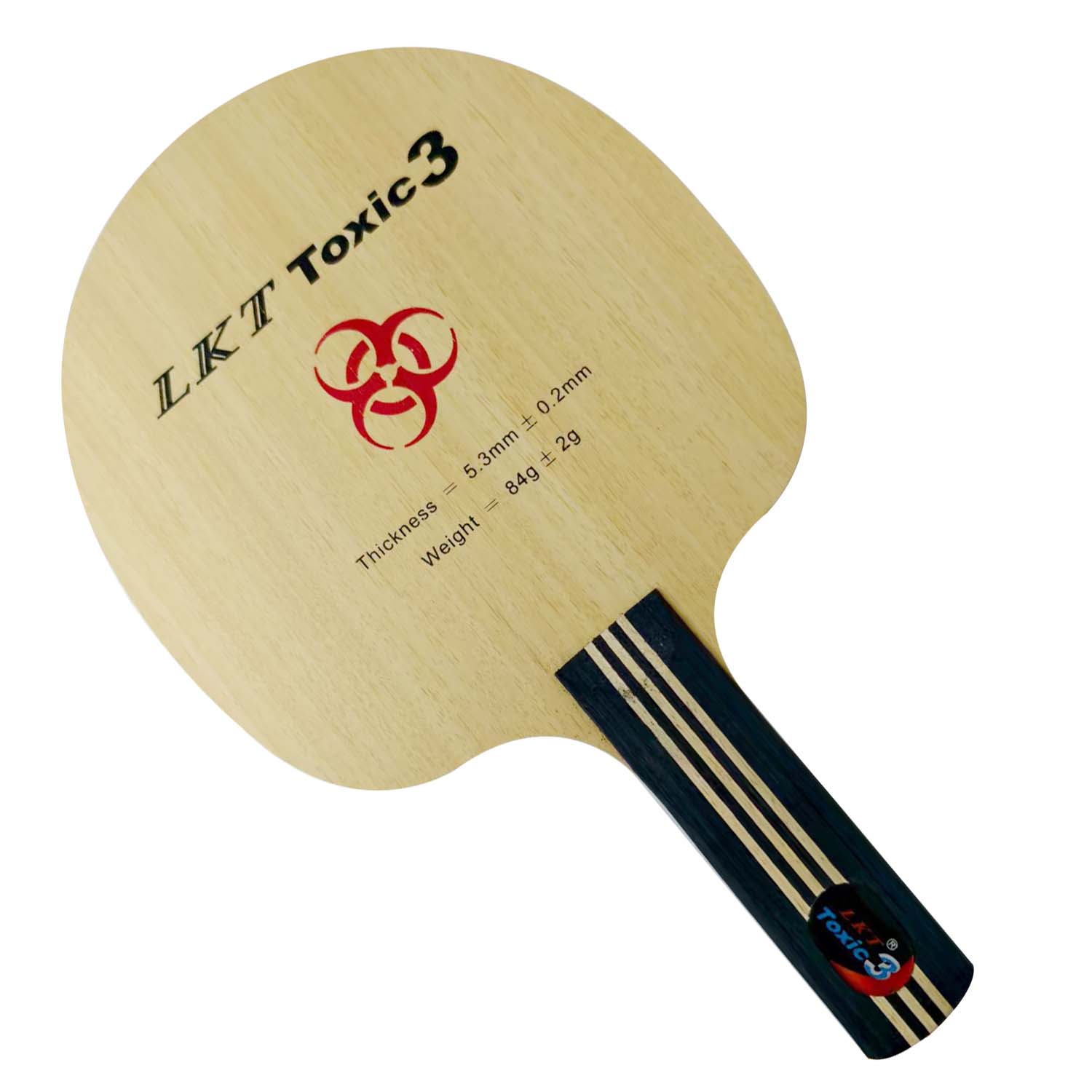 オリジナルLKT Toxic3 チョップタイプ卓球ブレード  - Table Tennis Form のレビューと価格