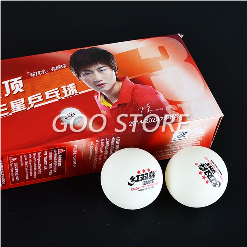 Dhs3つ星d40卓球ボール3つ星新素材シームabsプラスチ - Table Tennis Video Game のレビューと価格