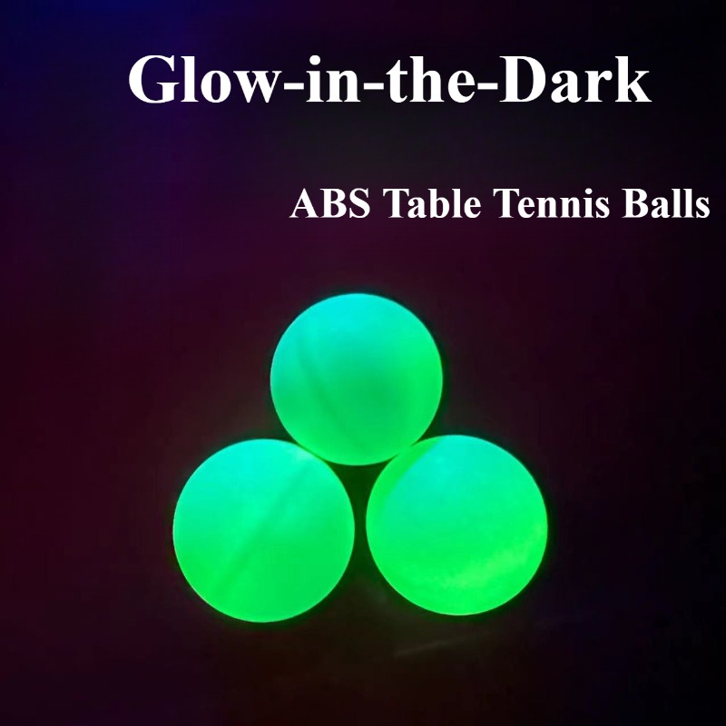 光る卓球ボール 暗闇で光るボール ABS新素材 シーム付き4 - Table Tennis Video Game のレビューと価格