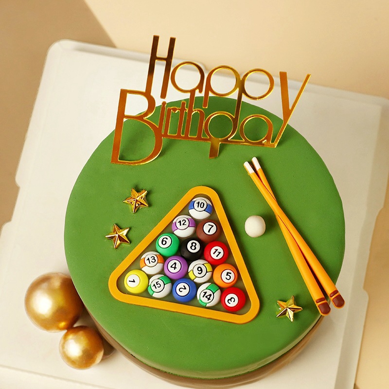 ビリヤードボールケーキデコレーション男の子子供子供の誕生日パ - Table Tennis For Kids のレビューと価格