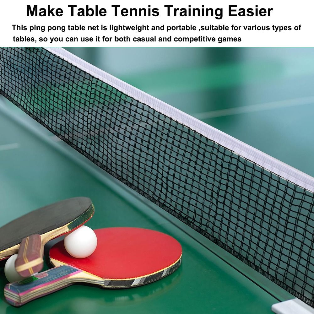 格納式卓球ネットキット、グリッド、プラスチック、丈夫、メッシ - Table Tennis Barrier のレビューと価格