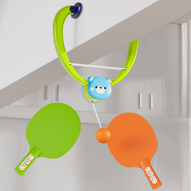 屋内吊り下げ式卓球トレーナー ポータブルセット 子供用ポータ - Table Tennis Illustration のレビューと価格