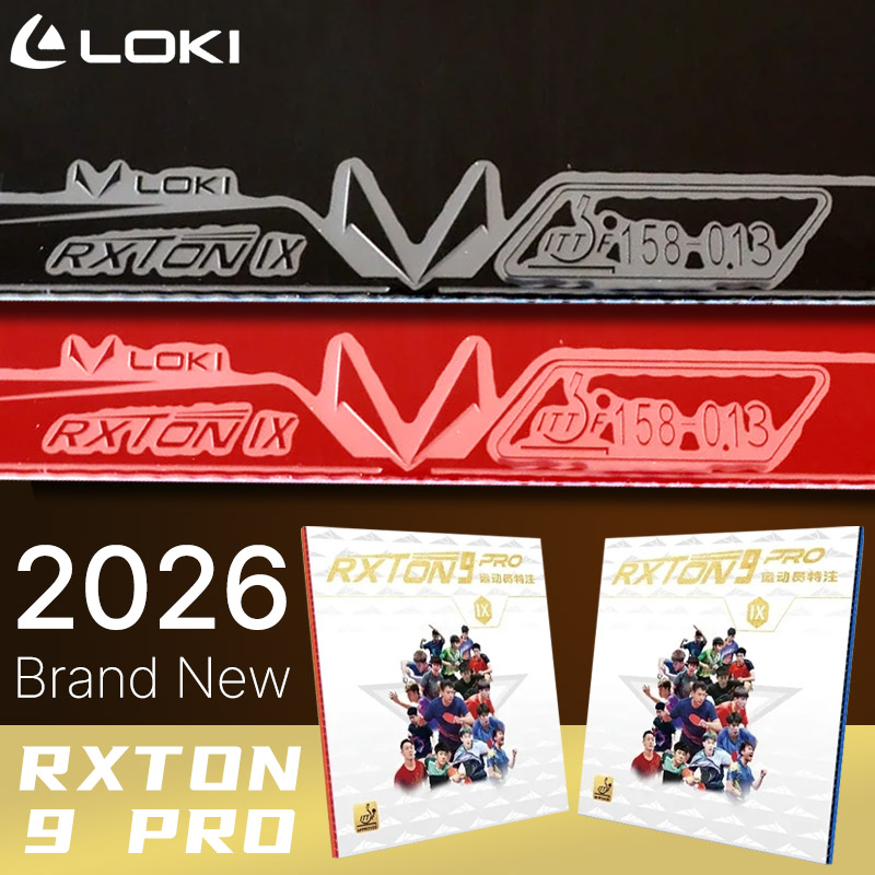 LOKI RXTON 9 PRO 卓球ラバー プロ選手専用  - Table Tennis Pro のレビューと価格