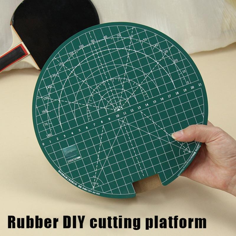 新しい卓球ラバー回転カッティングマットセット DIY カッテ - Table Tennis Form のレビューと価格