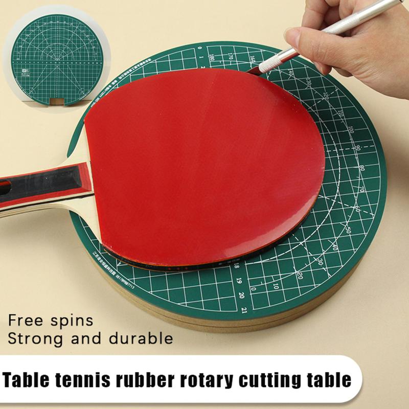 新しい卓球ラバー回転カッティングマットセット DIY カッテ - Table Tennis Form のレビューと価格